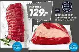 Bilka Ludvig Roastbeef eller spidsbryst af okse tilbud