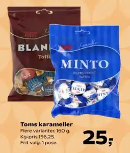 Kvickly Toms karameller tilbud
