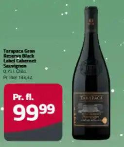 Fleggaard Tarapaca Gran Reserva Black Label Cabernet Sauvignon tilbud
