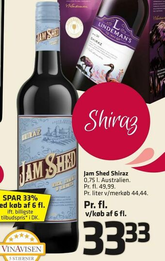Fleggaard Jam Shed Shiraz tilbud
