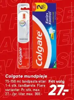 Bilka Colgate mundpleje tilbud