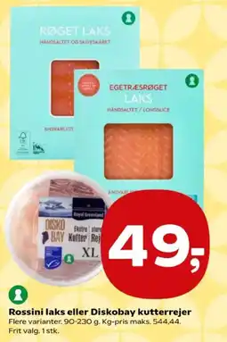 Kvickly Rossini laks eller Diskobay kutterrejer tilbud