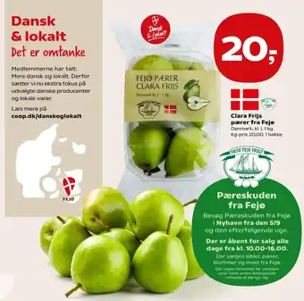 Kvickly Clara Frijs pærer tilbud