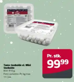 Fleggaard Toms Snebolde el. Mini Snebolde tilbud