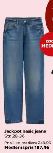 Kvickly Jackpot basic jeans tilbud