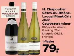 Kvickly M. Chapoutier Cotes-du-Rhone tilbud