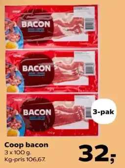 Kvickly Coop bacon tilbud