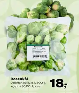 Kvickly Rosenkål tilbud