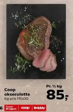 Kvickly Coop okseculotte tilbud