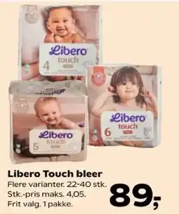 Kvickly Libero Touch bleer tilbud