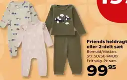 Kvickly Friends heldragt eller 2-delt sæt tilbud