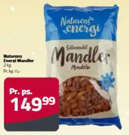Fleggaard Naturens energi mandler tilbud