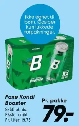 Bilka Faxe Kondi Booster tilbud