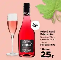 Kvickly Frissé Rosé Frizzante tilbud