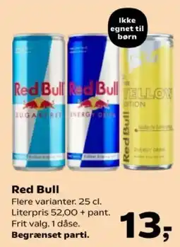 Kvickly Red Bull tilbud