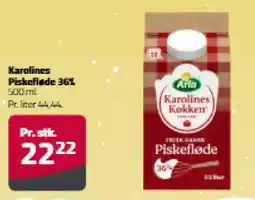Fleggaard Karolines Køkken Piskefløde tilbud