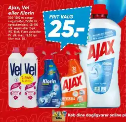 Bilka Ajax Vel Klorin tilbud