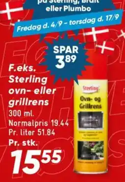 Bilka Sterling ovn- og grillrens tilbud