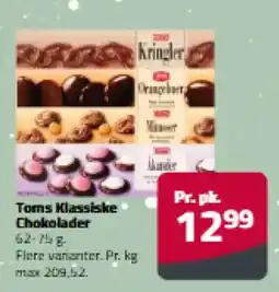 Fleggaard Toms Klassiske Chokolader tilbud