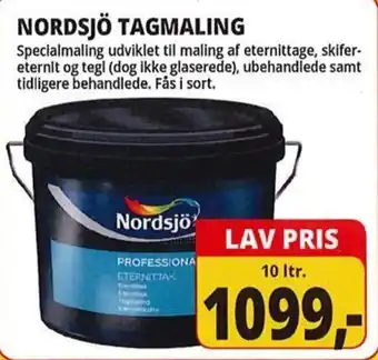 Farveland Nordsjö tagmaling tilbud