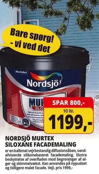 Nordsjö Murtex Siloxane Facademaling