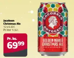 Fleggaard Jacobsen Golden Naked Christmas Ale tilbud