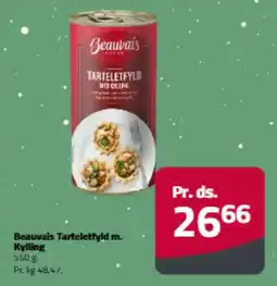 Fleggaard Beauvais Tarteletfyld m. Kylling tilbud