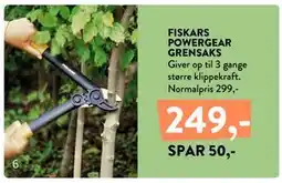 Plantorama FISKARS POWERGEAR GRENSAKS tilbud