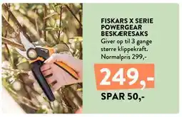 Plantorama FISKARS X SERIE POWERGEAR BESKÆRESAKS tilbud
