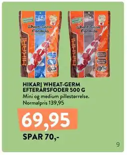 Plantorama HIKARI WHEAT-GERM EFTERÅRSFODER 500 G tilbud