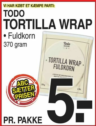 ABC Lavpris Tortilla wrap tilbud