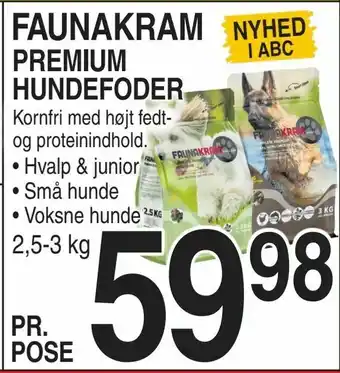 Faunakram premium hundefoder