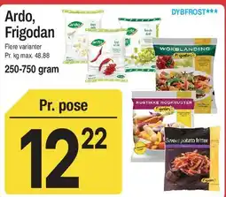 ABC Lavpris Ardo / Frigodan (frosne varer) tilbud