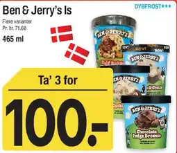 ABC Lavpris Ben & Jerry's Is tilbud
