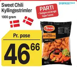 ABC Lavpris Sweet Chili Kyllingestrimler tilbud