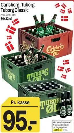 ABC Lavpris Carlsberg, Tuborg, Tuborg Classic - 30x33 cl tilbud