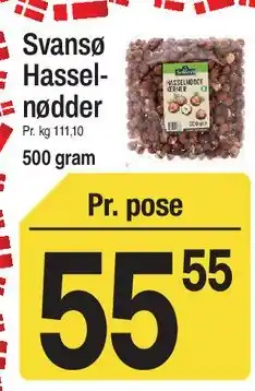 ABC Lavpris Svansø Hasselnødder tilbud