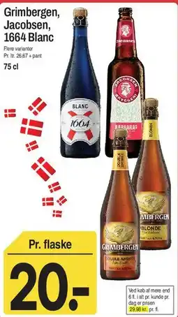 ABC Lavpris Grimbergen, Jacobsen, 1664 Blanc tilbud