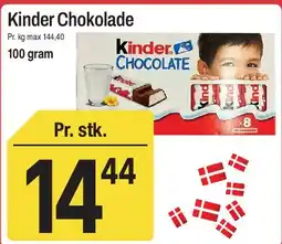 ABC Lavpris Kinder Chocolate tilbud