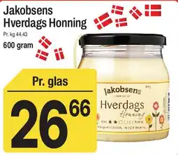ABC Lavpris Jakobsens Hverdags Honning tilbud