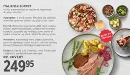 MENY ITALIENSK BUFFET tilbud