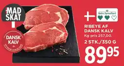 MENY Ribeye af dansk kalv tilbud
