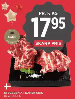 MENY Stegeben af dansk gris tilbud