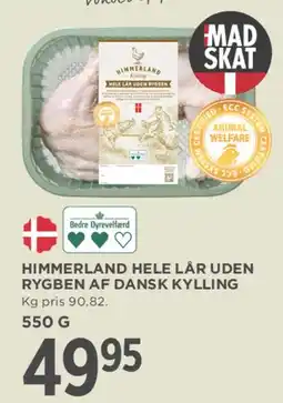 MENY Himmerland hele lår uden rygben af dansk kylling tilbud