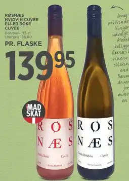 MENY Røsnæs Hvidvin Cuvée eller Rosé Cuvée tilbud