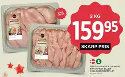 MENY Gestus dansk kyllingebrystfilet eller kyllingeinderfilet tilbud