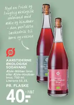 MENY AARSTIDERNE ØKOLOGISK SODAVAND tilbud