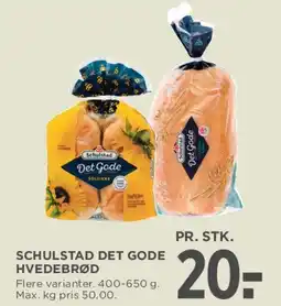 MENY Schulstad Det Gode Hvedebrød tilbud