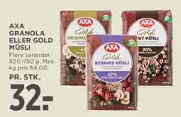 MENY AXA Granola / Gold Müsli tilbud