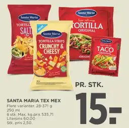 MENY Santa Maria Tex Mex tilbud